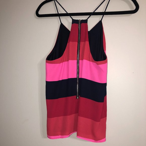 Express Color Block Zipper Back Cami Size XS - Picture 3 of 5